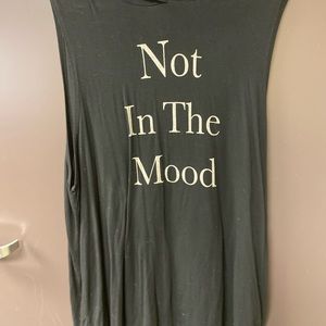 Forever 21 “not in the mood” hooded t-shirt